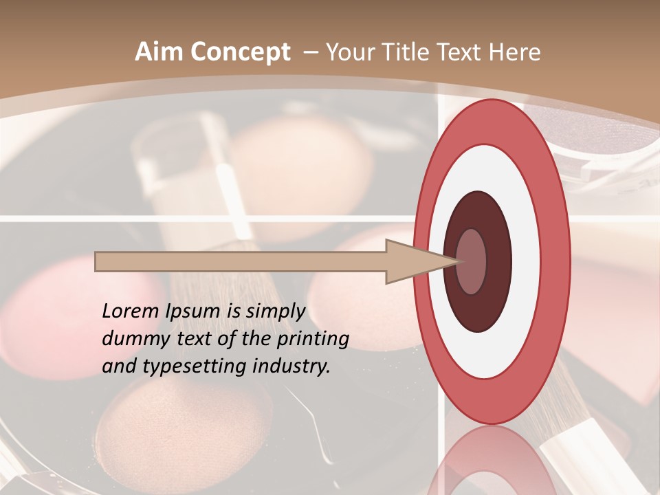 Make Up Products PowerPoint Template