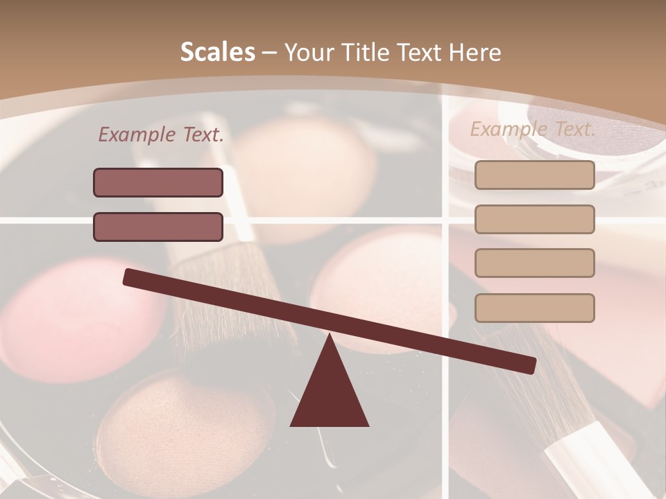 Make Up Products PowerPoint Template
