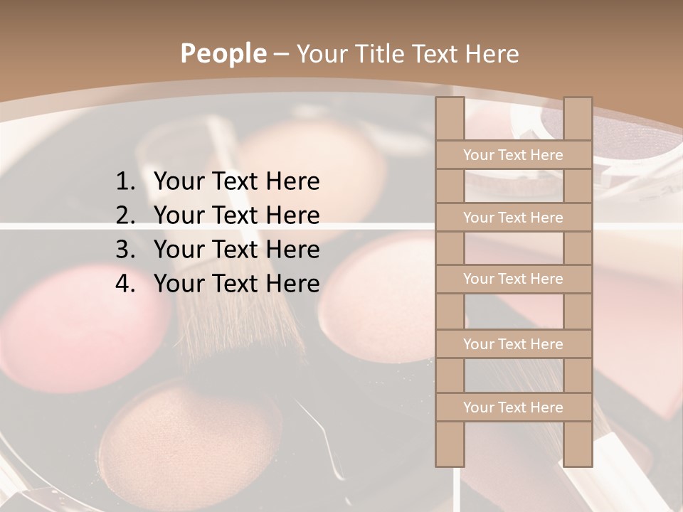 Make Up Products PowerPoint Template