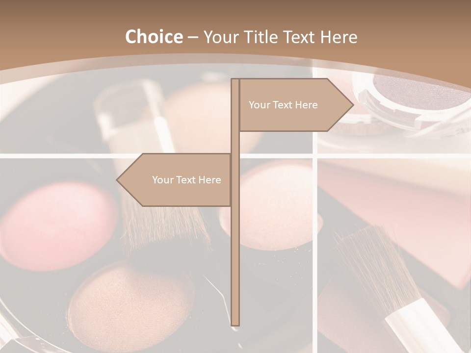 Make Up Products PowerPoint Template