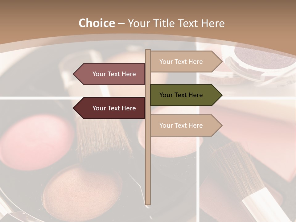 Make Up Products PowerPoint Template