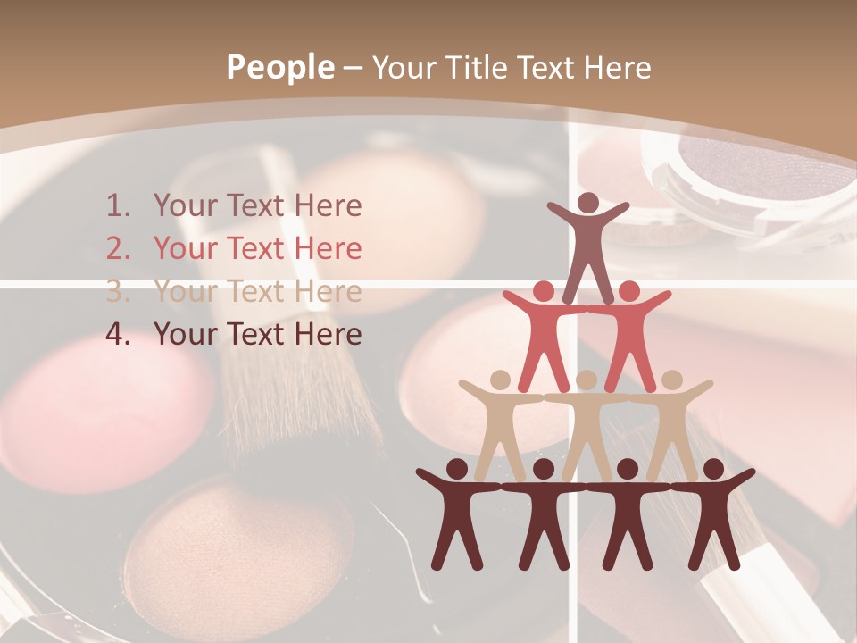 Make Up Products PowerPoint Template