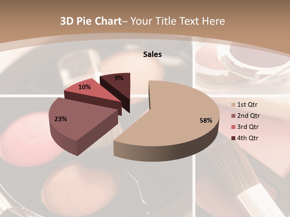 Make Up Products PowerPoint Template