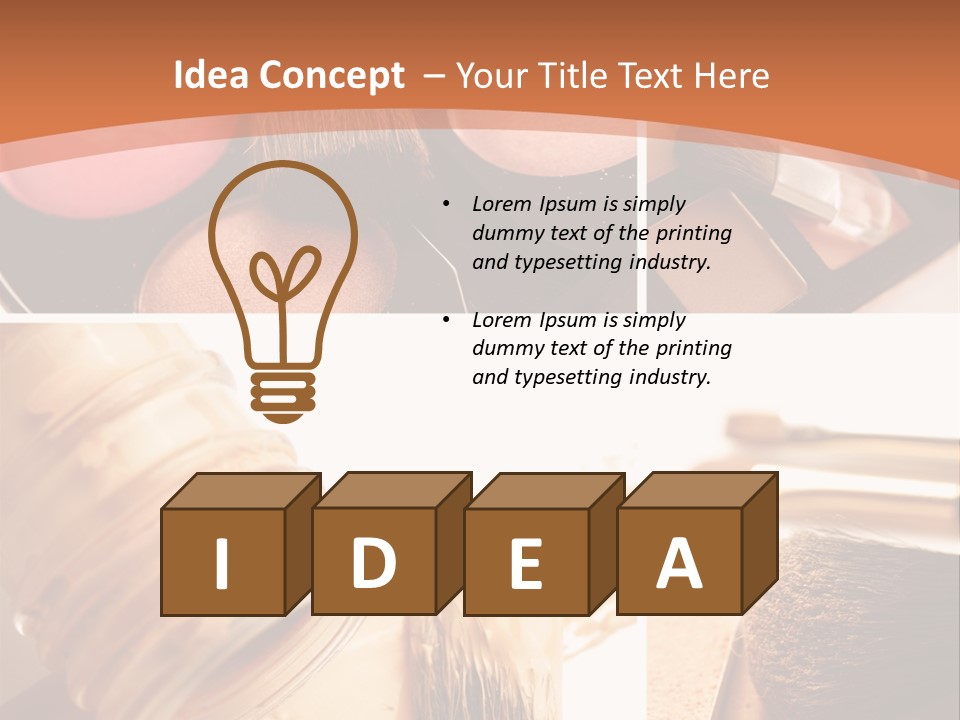 Makeup Products PowerPoint Template