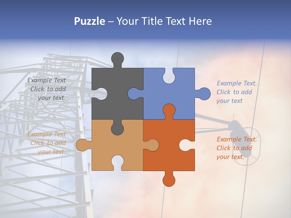 Electricity Insulator Voltage PowerPoint Template