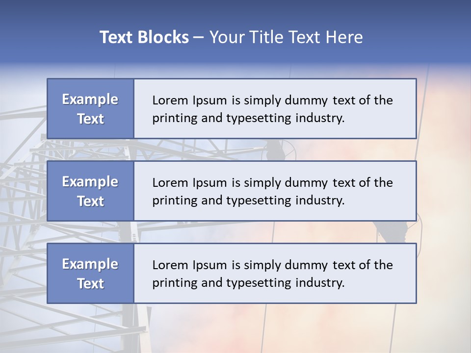 Electricity Insulator Voltage PowerPoint Template