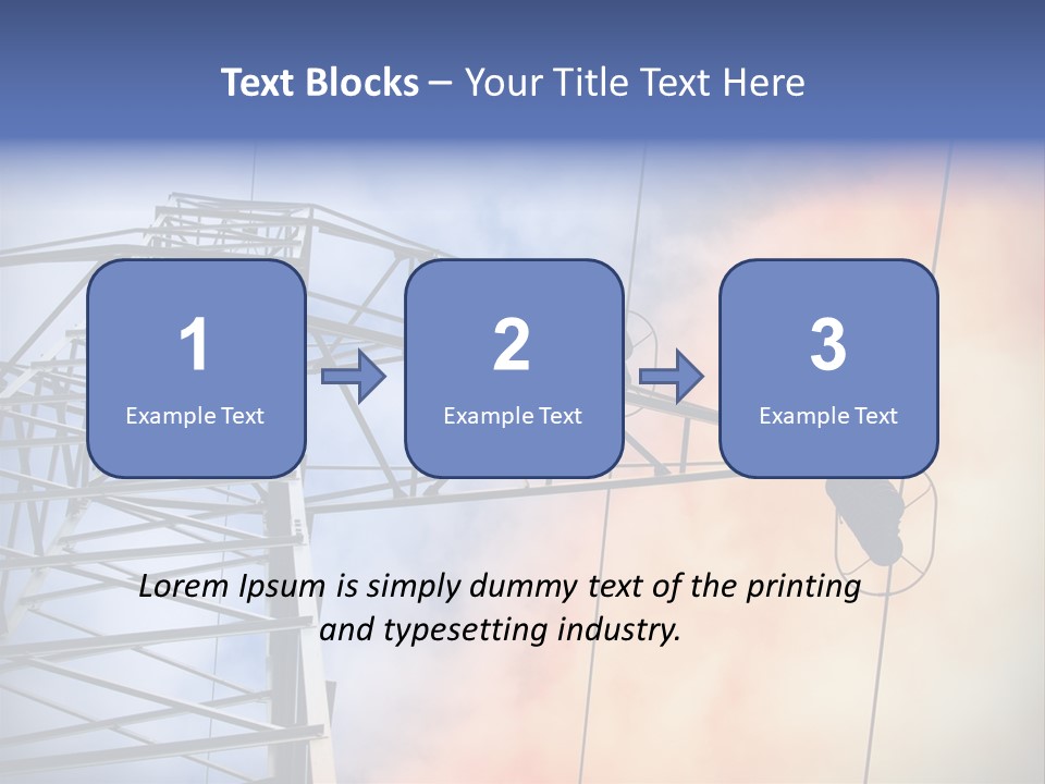 Electricity Insulator Voltage PowerPoint Template
