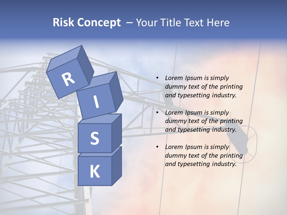 Electricity Insulator Voltage PowerPoint Template