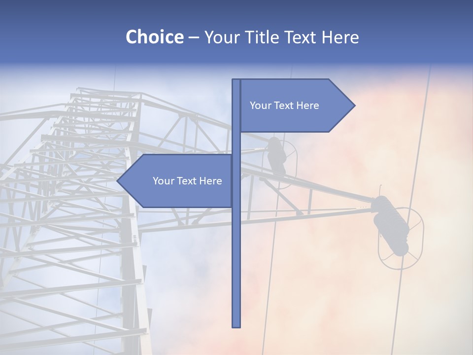 Electricity Insulator Voltage PowerPoint Template