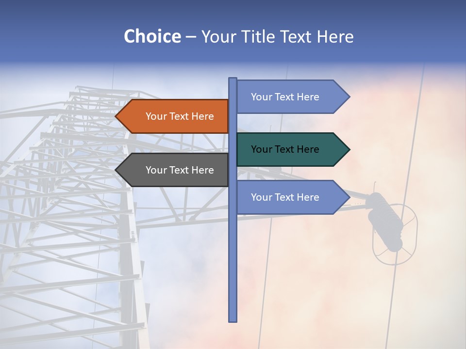 Electricity Insulator Voltage PowerPoint Template