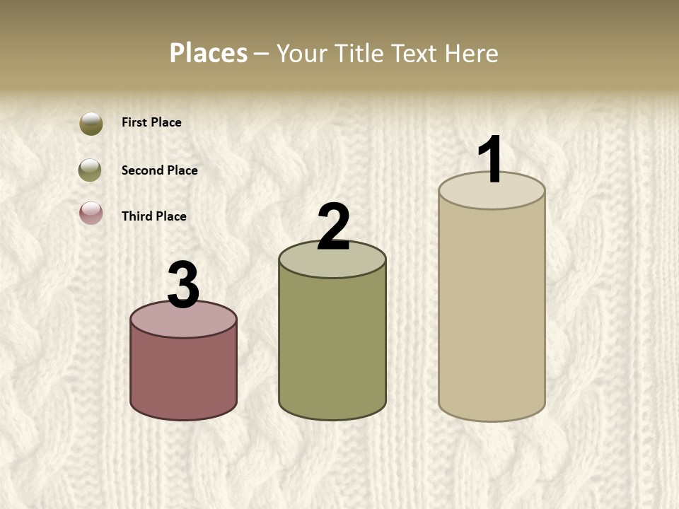 Knit Texture PowerPoint Template