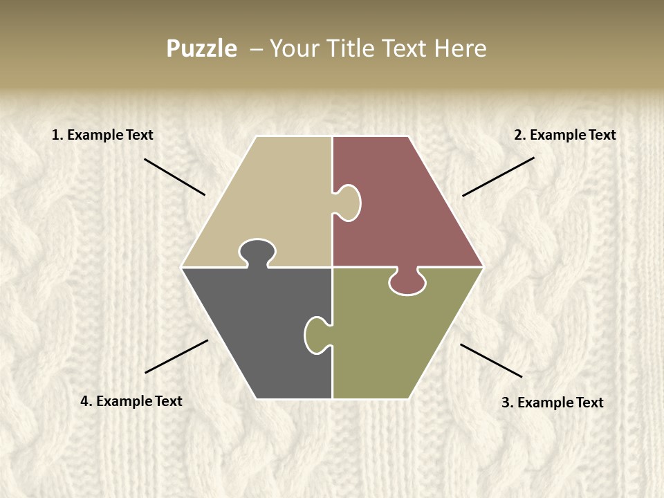 Knit Texture PowerPoint Template