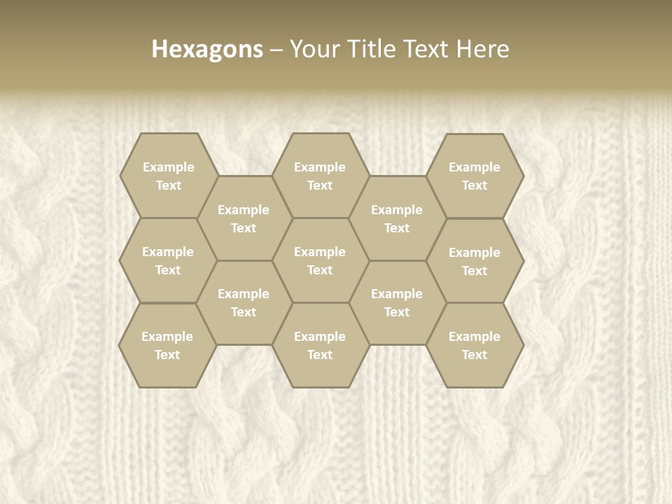Knit Texture PowerPoint Template