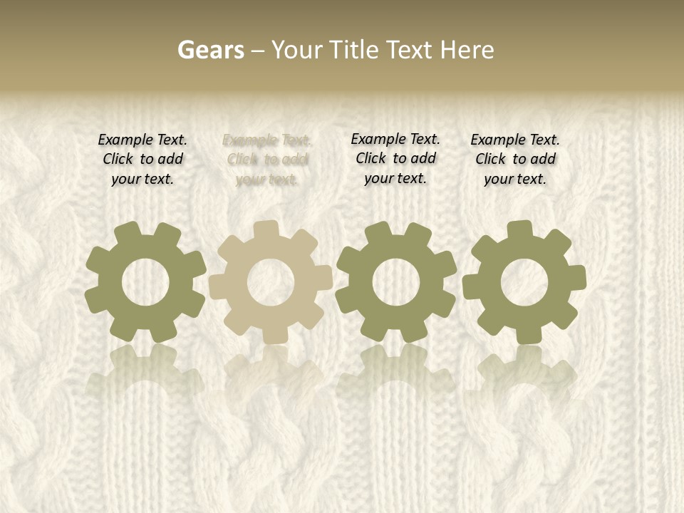 Knit Texture PowerPoint Template