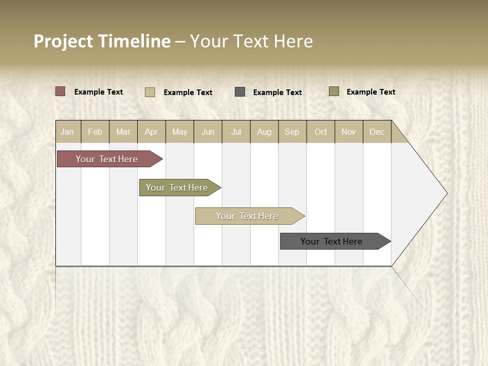 Knit Texture PowerPoint Template