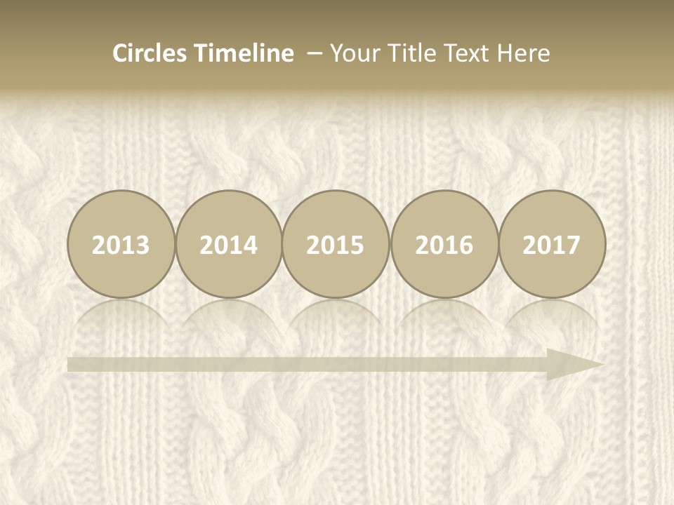 Knit Texture PowerPoint Template
