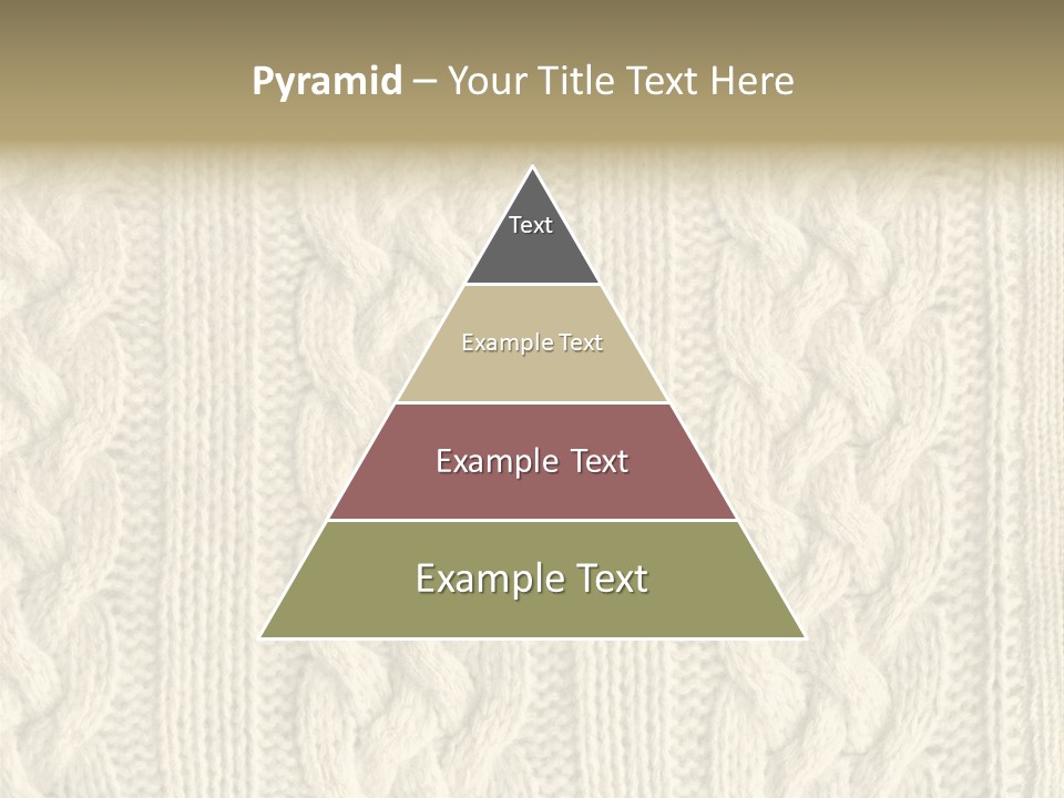 Knit Texture PowerPoint Template