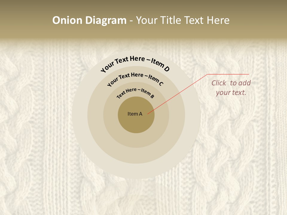 Knit Texture PowerPoint Template