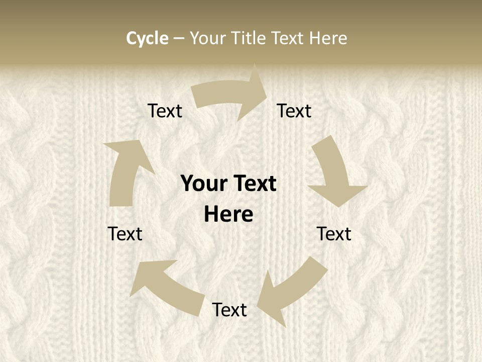 Knit Texture PowerPoint Template