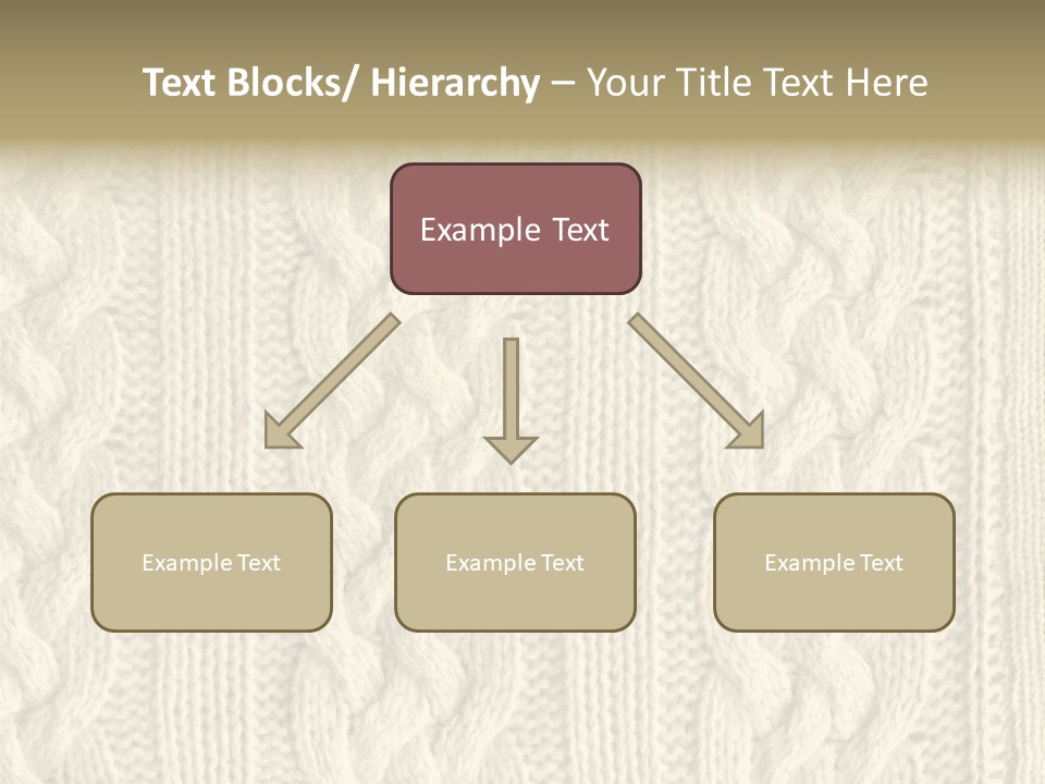 Knit Texture PowerPoint Template
