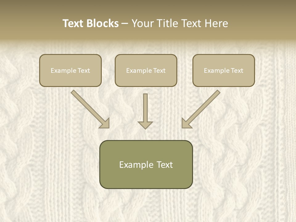 Knit Texture PowerPoint Template