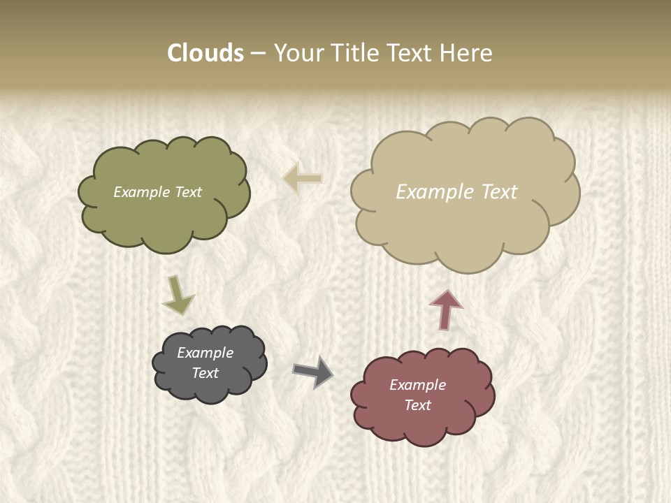 Knit Texture PowerPoint Template