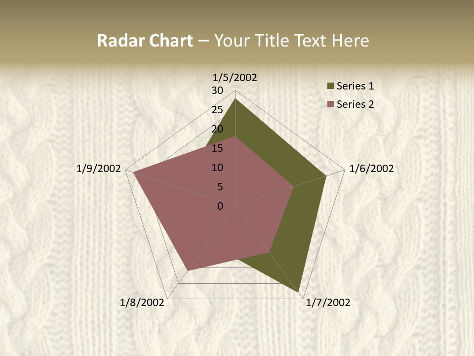 Knit Texture PowerPoint Template