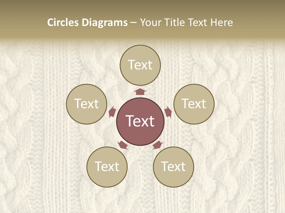 Knit Texture PowerPoint Template
