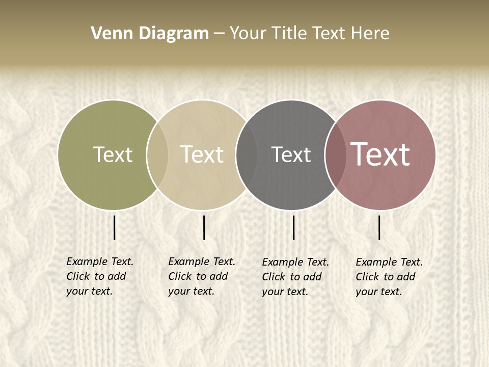 Knit Texture PowerPoint Template