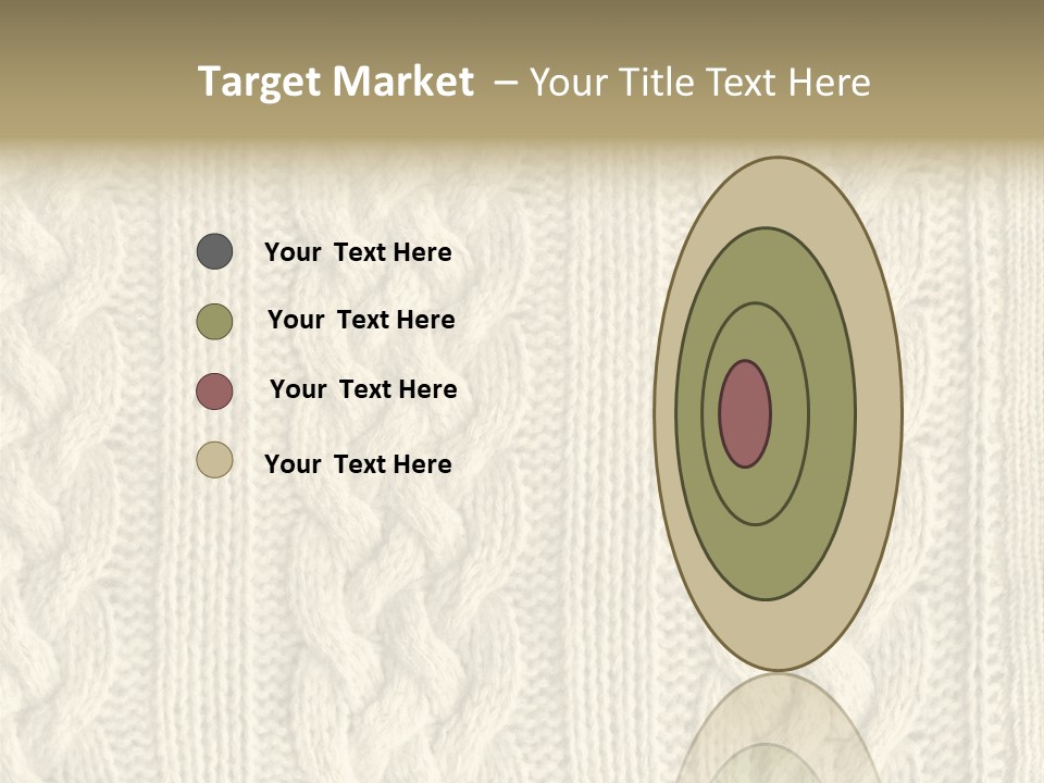 Knit Texture PowerPoint Template