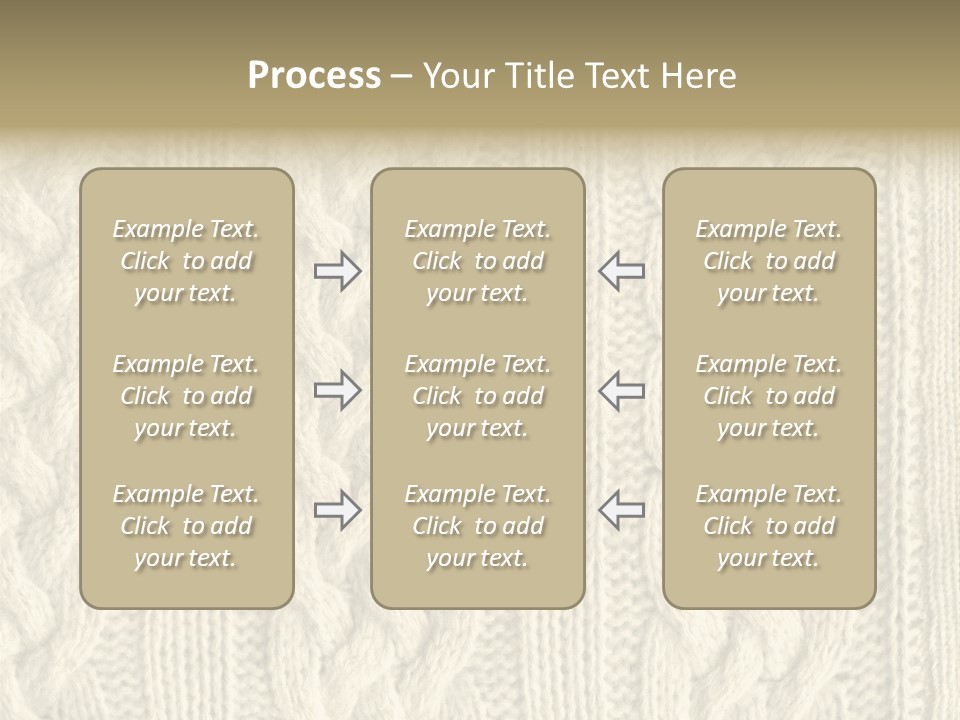 Knit Texture PowerPoint Template