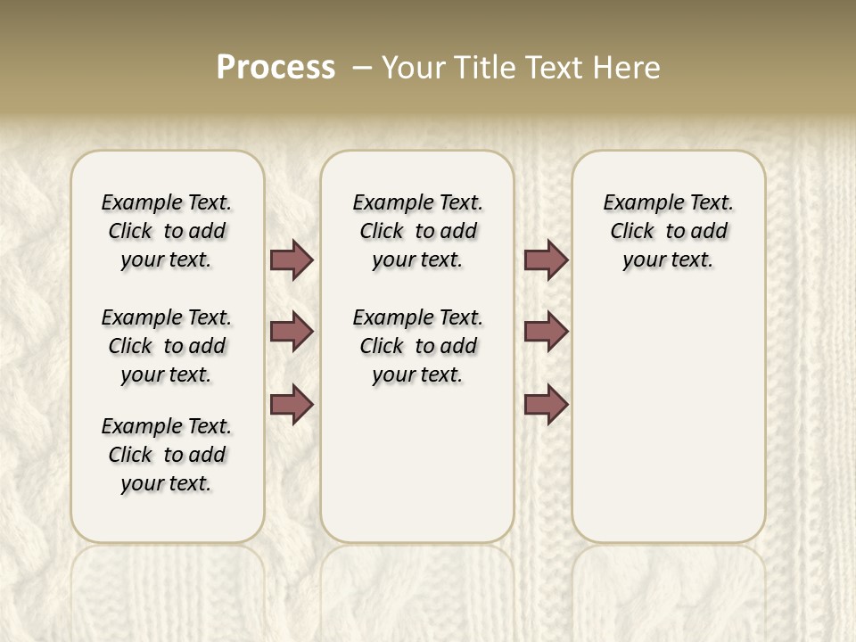 Knit Texture PowerPoint Template