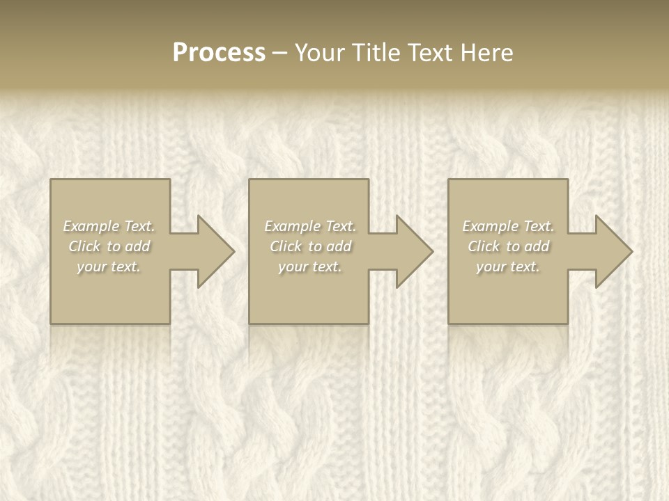 Knit Texture PowerPoint Template
