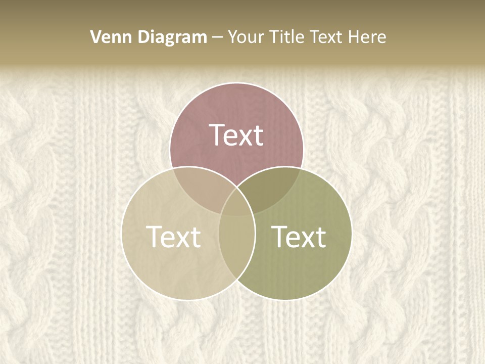 Knit Texture PowerPoint Template
