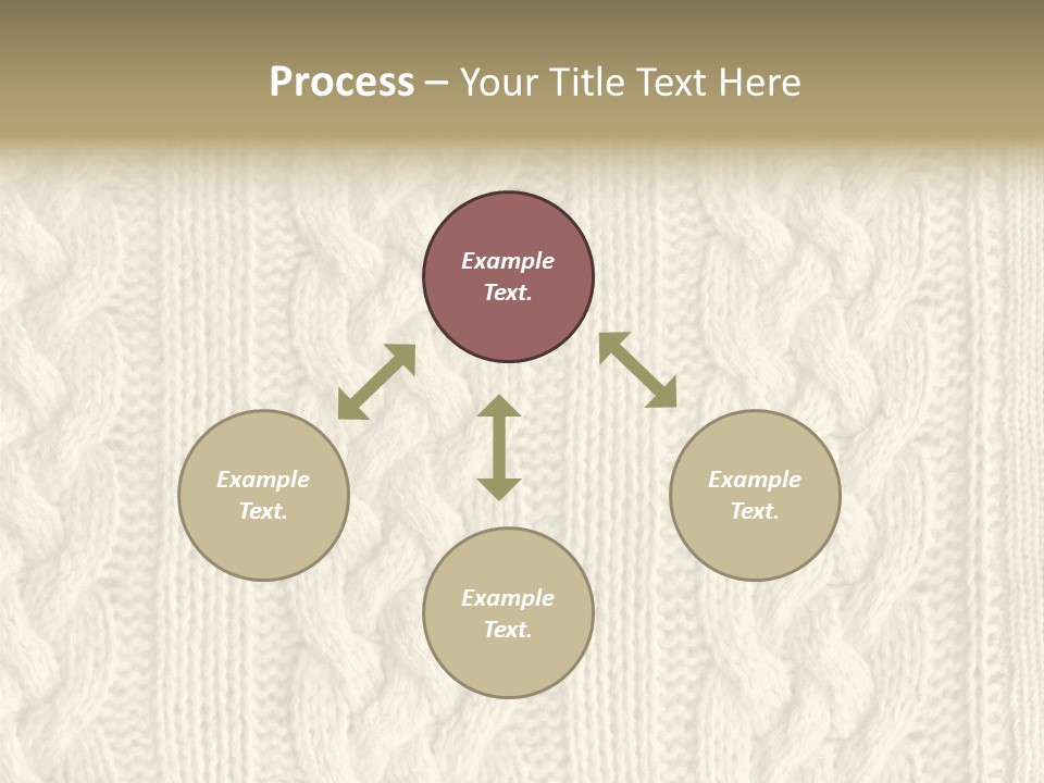 Knit Texture PowerPoint Template