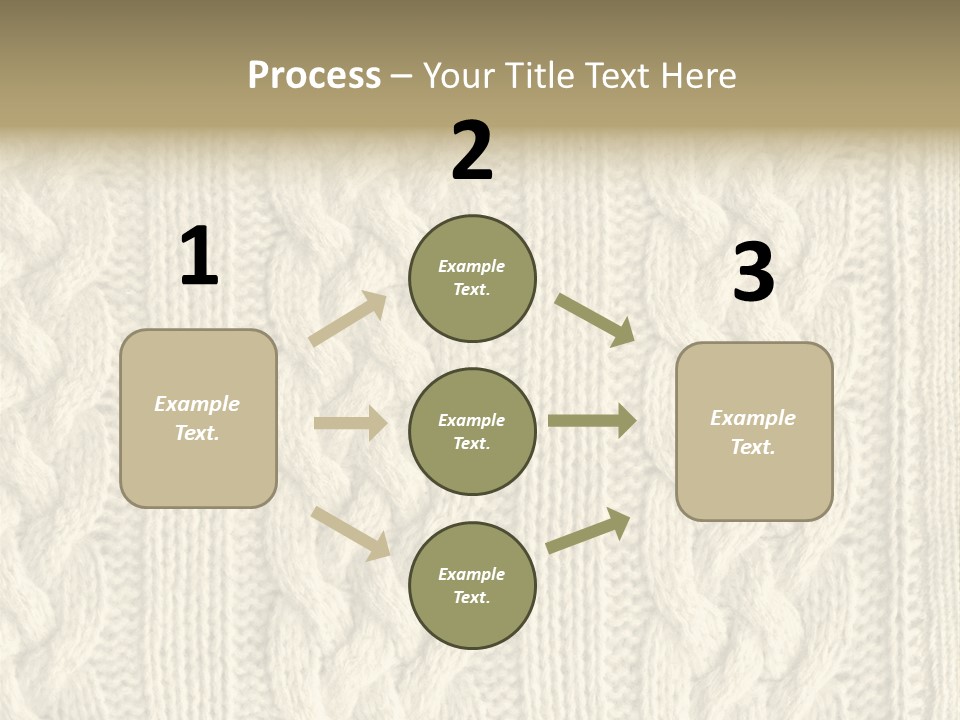 Knit Texture PowerPoint Template
