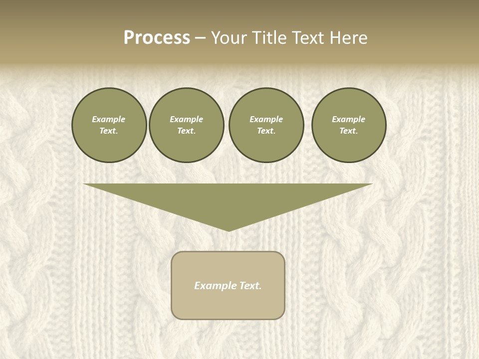 Knit Texture PowerPoint Template