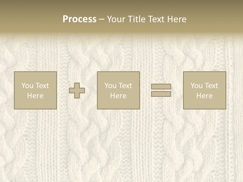 Knit Texture PowerPoint Template