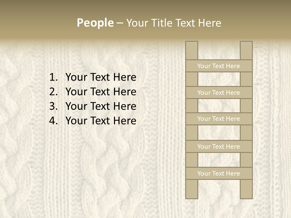 Knit Texture PowerPoint Template