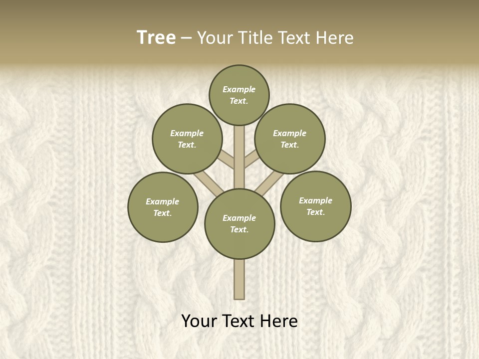 Knit Texture PowerPoint Template