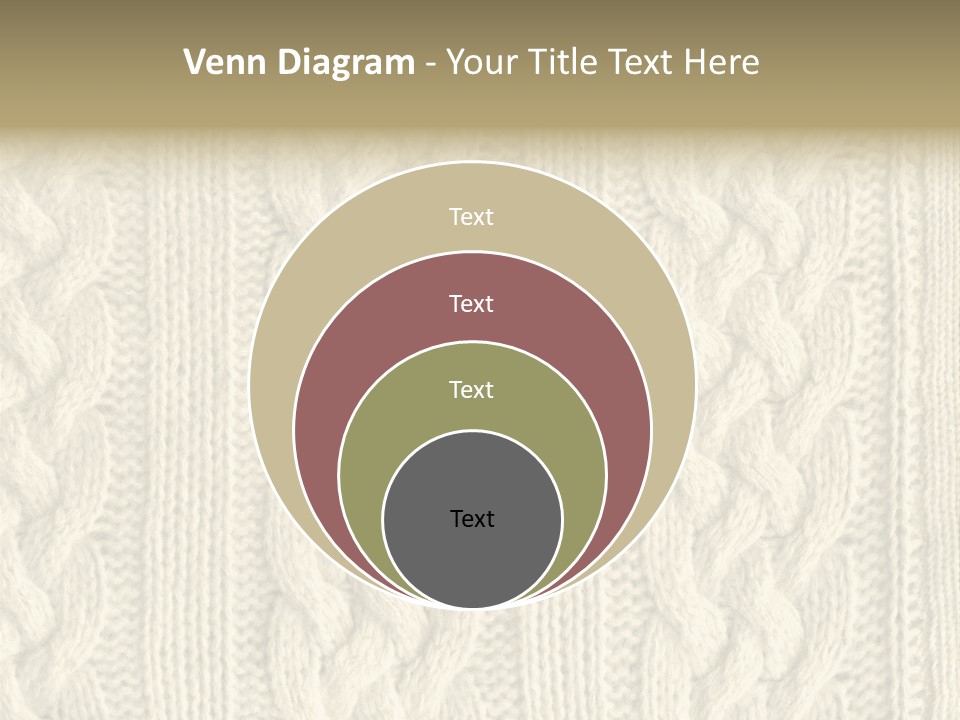 Knit Texture PowerPoint Template