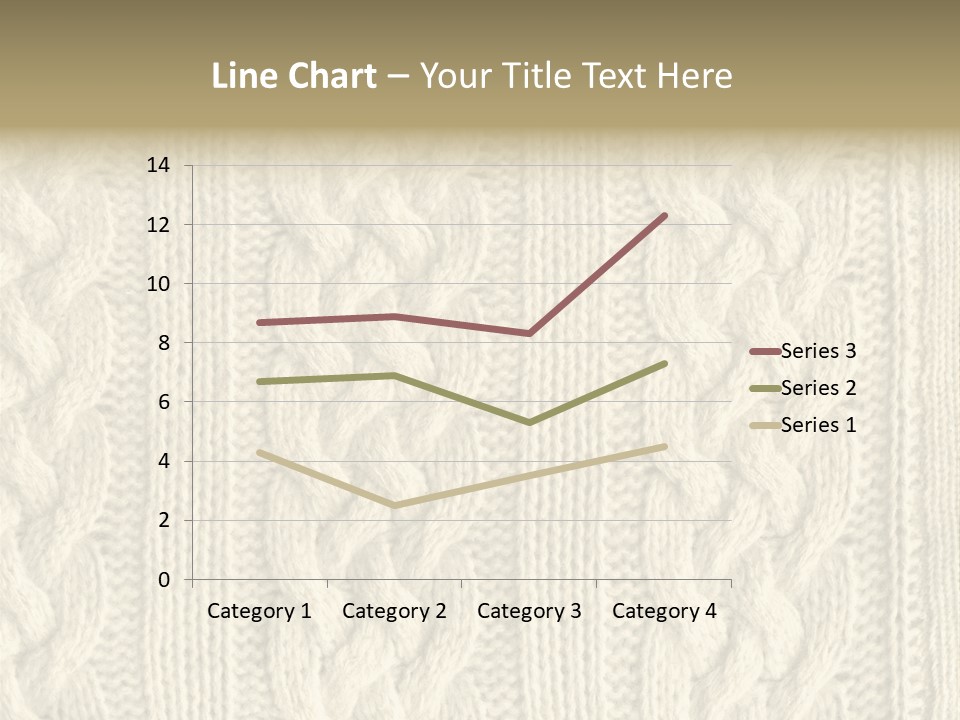 Knit Texture PowerPoint Template