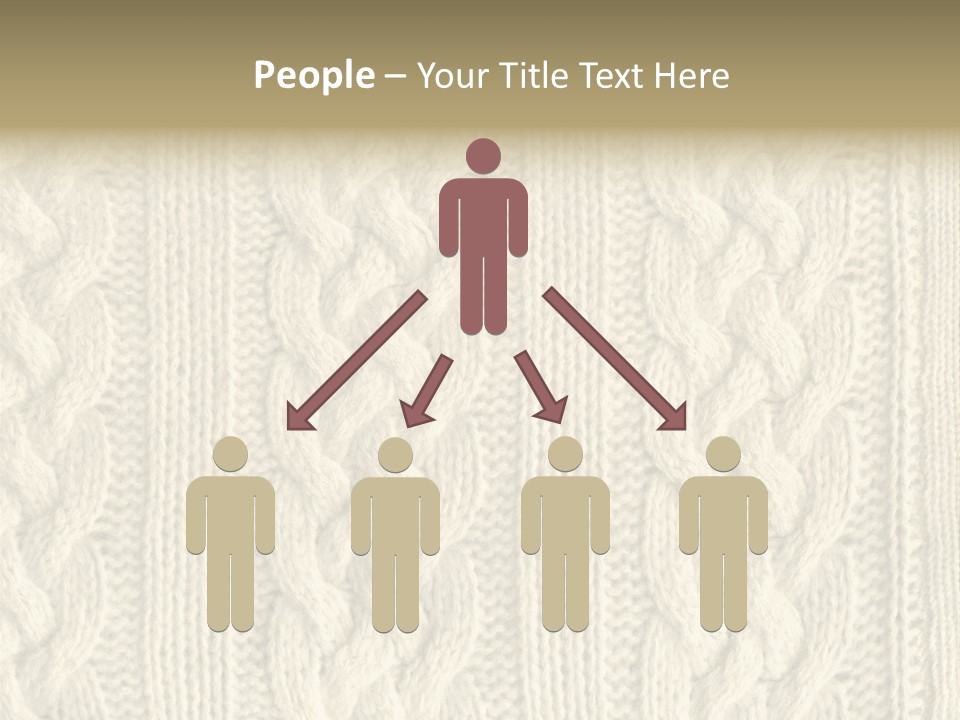 Knit Texture PowerPoint Template