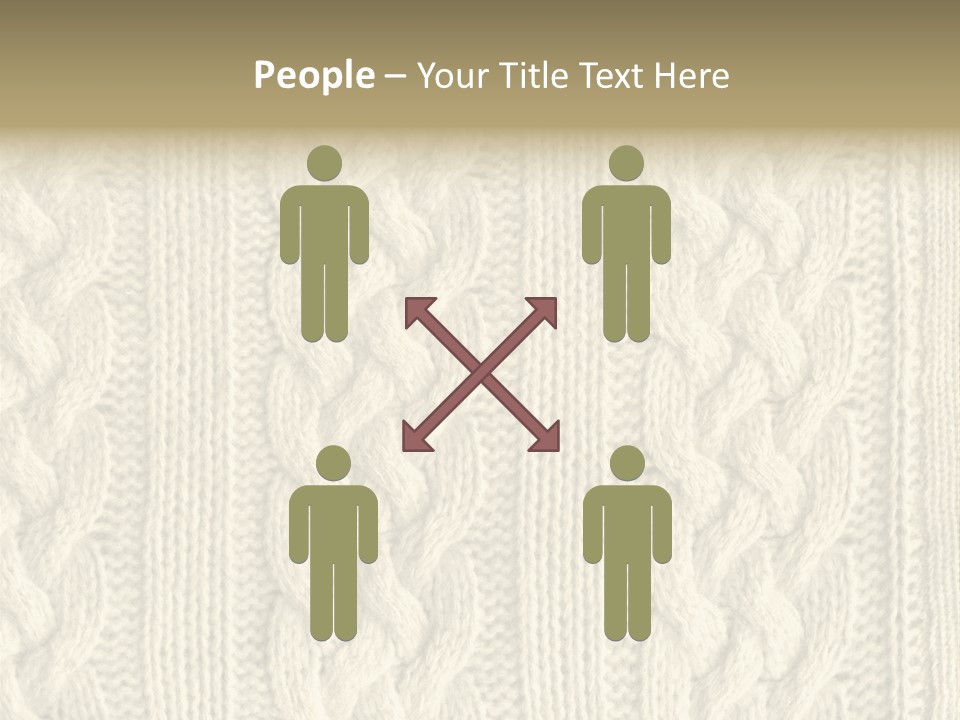 Knit Texture PowerPoint Template