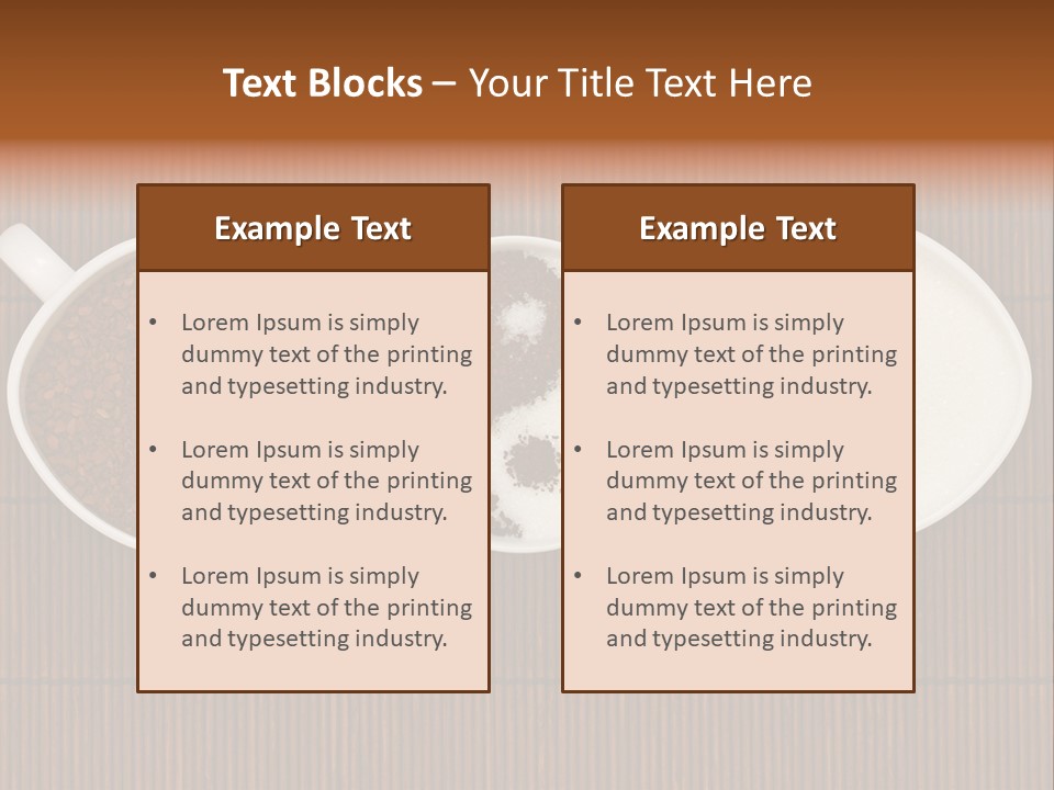 Ying Yang Coffee PowerPoint Template
