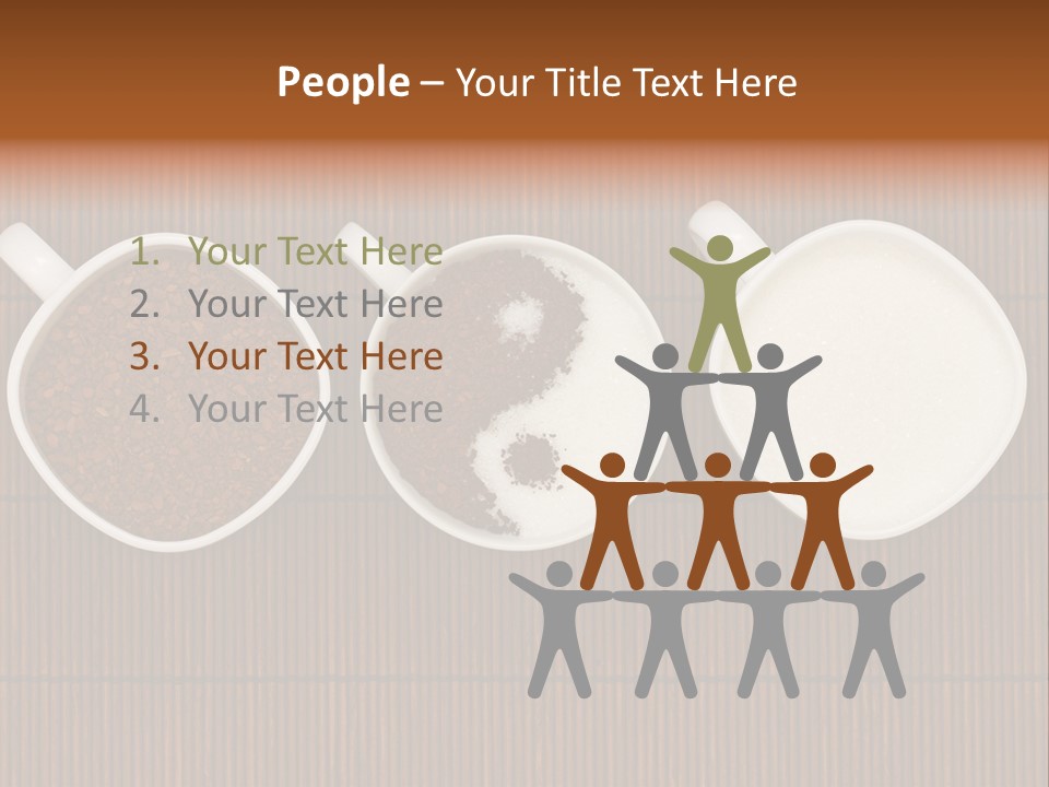 Ying Yang Coffee PowerPoint Template