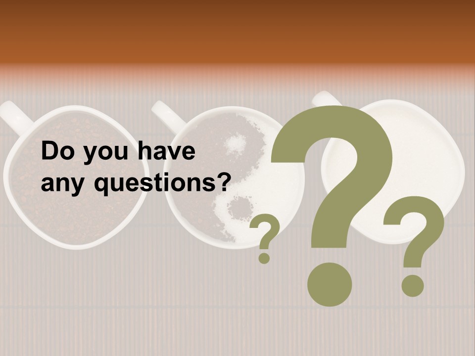 Ying Yang Coffee PowerPoint Template