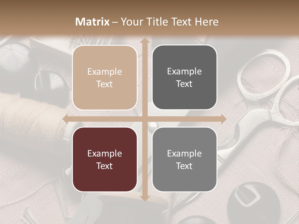 Kit De Costura PowerPoint Template