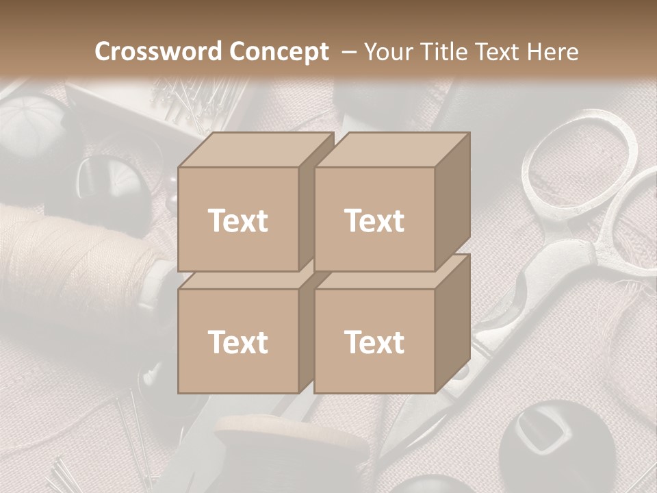 Kit De Costura PowerPoint Template