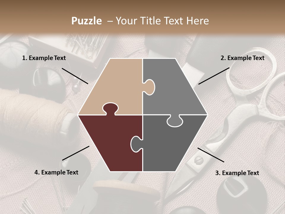 Kit De Costura PowerPoint Template